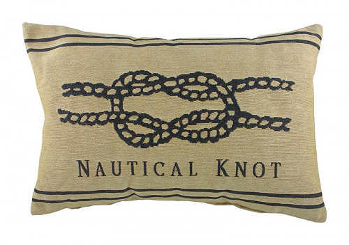 подушка с морским узлом nautical knot natural в Прокопьевске