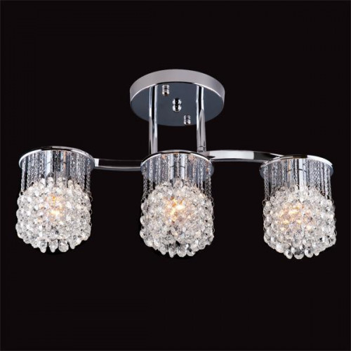 потолочная люстра eurosvet 3222/3 хром strotskis в Прокопьевске