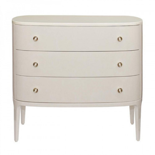 комод белый oval белый, золото в Прокопьевске