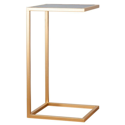 прикроватный столик с черной стеклянной столешницей, золото в Прокопьевске