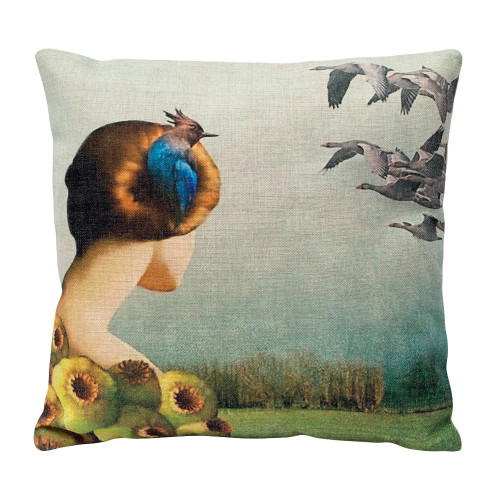 декоративная подушка «перелетные птицы» в Прокопьевске