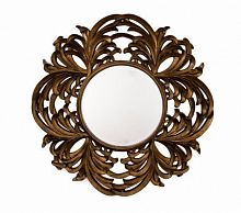зеркало круглое большое в резной раме round leaf в Прокопьевске