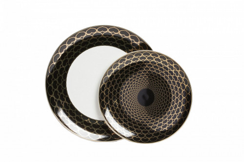 комплект тарелок hearts black в Прокопьевске