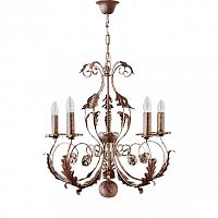 люстра 4962/5_v0580 от mm lampadari коричневая в Прокопьевске