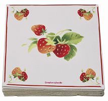 салфетки бумажные клубника comptoir de famille в Прокопьевске