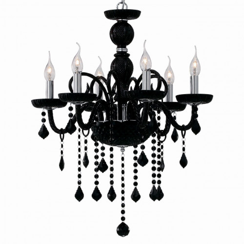 подвесная люстра ideal lux giudecca sp6 nero в Прокопьевске