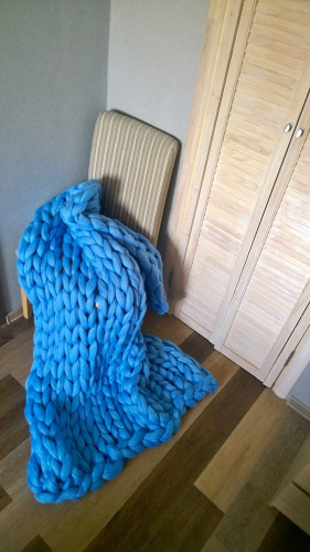 плед нежность голубой большой в Прокопьевске