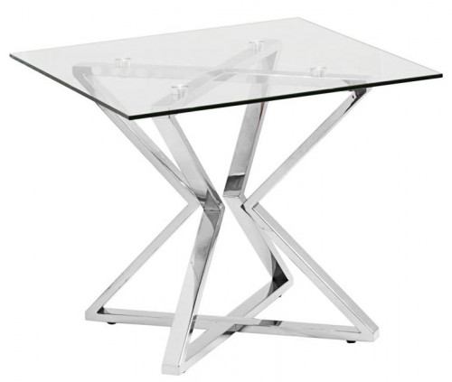 стол журнальный cube silver хром в Прокопьевске