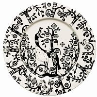 тарелка taika черно-белая в Прокопьевске