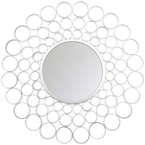 зеркало серебряное круглое в раме георгина в Прокопьевске