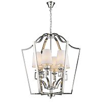 люстра presidential 6 от delight collection белая/никель в Прокопьевске