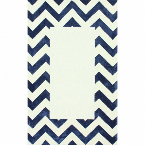 ковер zig zag синий с квадратом 160х230 в Прокопьевске
