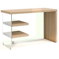 стол письменный клак закаленное стекло, бежевый в Прокопьевске