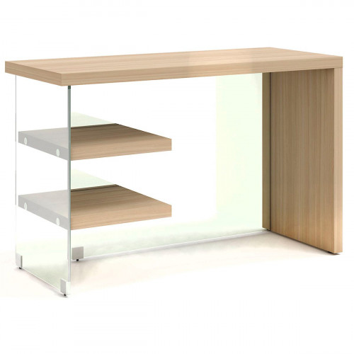 стол письменный клак закаленное стекло, бежевый в Прокопьевске