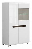 шкаф-витрина для посуды black red white ацтека reg1w1d/14/9 в Прокопьевске
