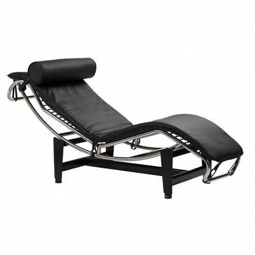 шезлонг chaise longue lc4 черный в Прокопьевске