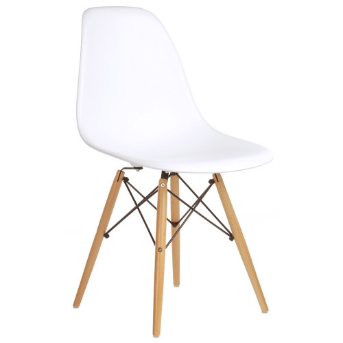 стул деревянный pc-015 белый (eames style) в Прокопьевске