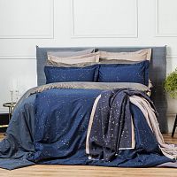 комплект постельного белья decoflux сатин 1.5 спальный cosmos dark в Прокопьевске