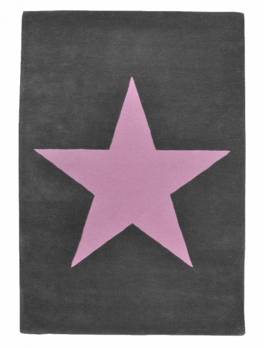ковер wool star темно-серый-розовый в Прокопьевске