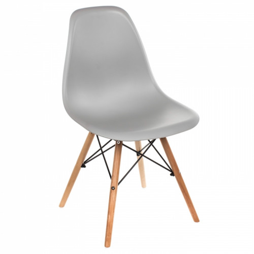стул деревянный eames pc-015 grey в Прокопьевске