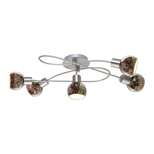 потолочная люстра arte lamp illusione a6125pl-5ss в Прокопьевске