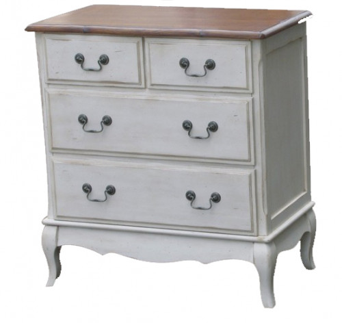 комод квадратный mobilier de maison белый, коричневый в Прокопьевске