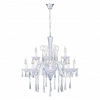 дизайнерская подвесная люстра spot light rosano 5193120 белая в Прокопьевске