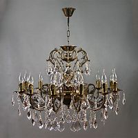 подвесная люстра ambiente alicante 8888/12 pb new leaf бронза в Прокопьевске