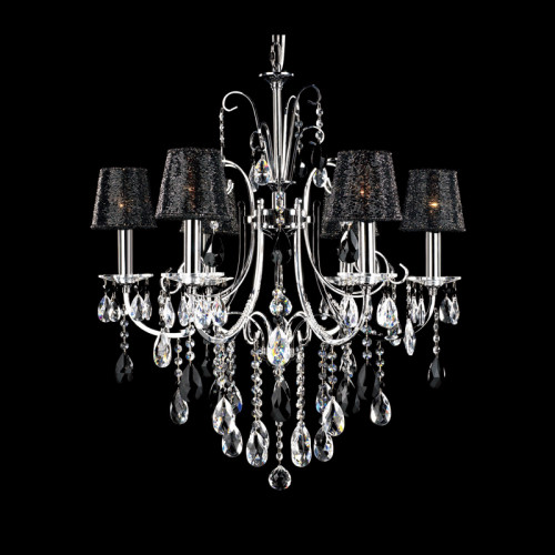 люстра md92721-6a от illuminati прозрачная/черная/ хром в Прокопьевске