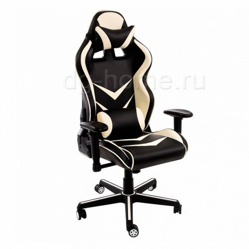 кресло компьютерное racer черное-бежевое в Прокопьевске