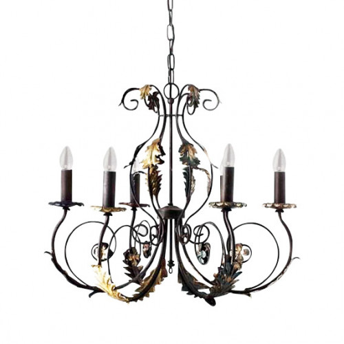 люстра 4962/6_v0580 от mm lampadari коричневая в Прокопьевске