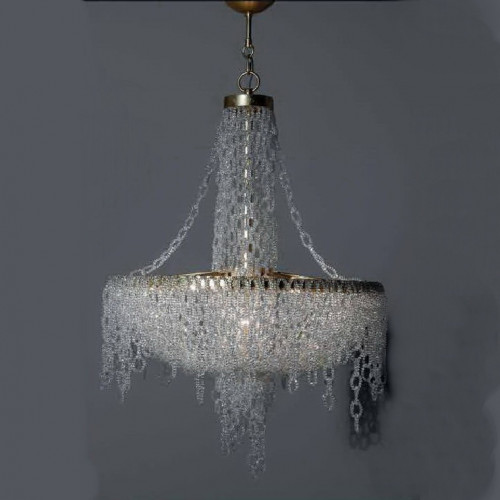 люстра ex02-5 от delight collection прозрачная/золото в Прокопьевске