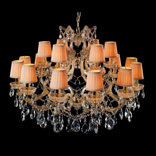 люстра md09054-18a от illuminati прозрачная/золото/желтая в Прокопьевске