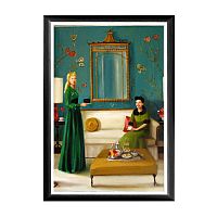 арт-постер «заговорщицы» в Прокопьевске