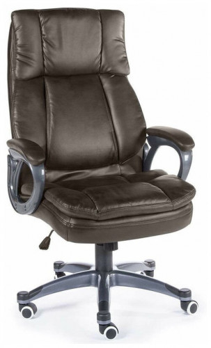 кресло для руководителя norden chairs мэдисон, обивка: искусственная кожа, цвет: экокожа темно-коричневая в Прокопьевске