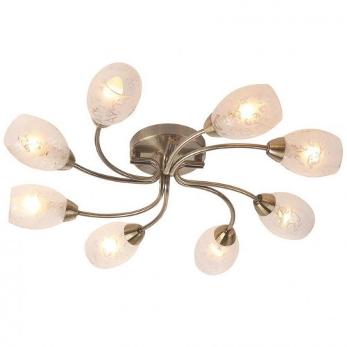 потолочная люстра idlamp carmina 201/8pf-oldbronze в Прокопьевске