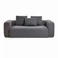 диван blok sofa 3 темно-серый от la forma (ex julia grup) в Прокопьевске