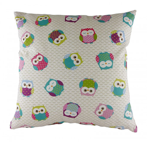 подушка с принтом owl print pink в Прокопьевске
