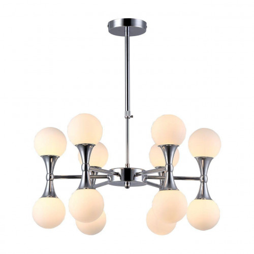 подвесная люстра arte lamp a9162lm-12cc белая в Прокопьевске