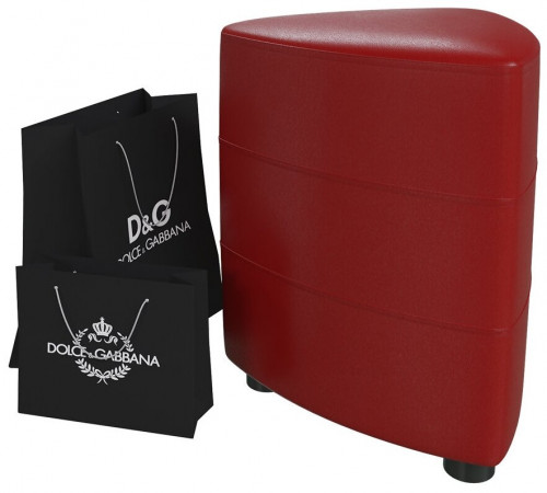 банкетка 6-5117 норд, красная искусственная кожа в Прокопьевске