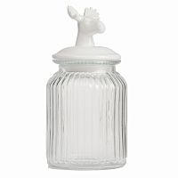 декоративная банка с крышкой deer средняя в Прокопьевске