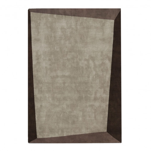 ковер dipped frame dark bege 150x220 бежевый в Прокопьевске