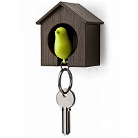 держатель+брелок для ключей sparrow коричневый-зеленый в Прокопьевске