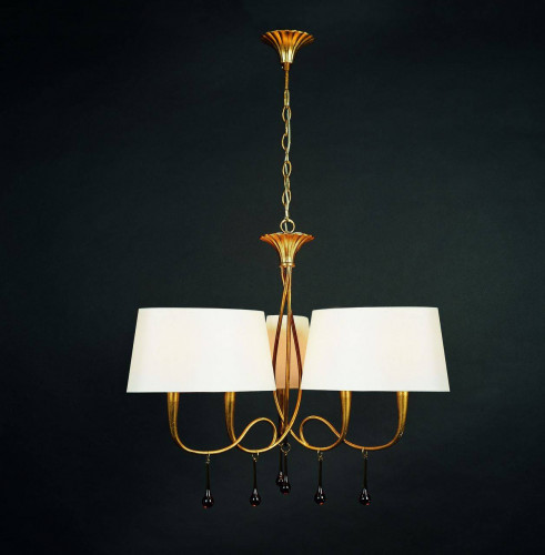 подвесная люстра mantra paola painted gold 3540 в Прокопьевске