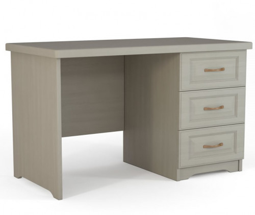 стол письменный с тумбой ясень-белый 120х60х75 белый в Прокопьевске