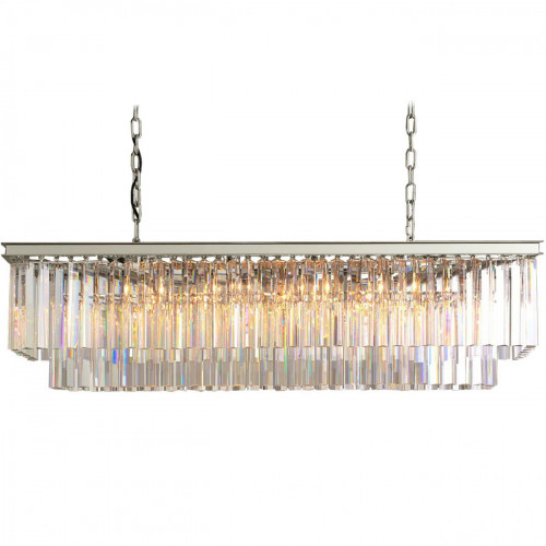 люстра odeon l80 silver&glass серая, прозрачная в Прокопьевске