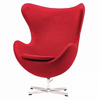 кресло egg chair красное в Прокопьевске