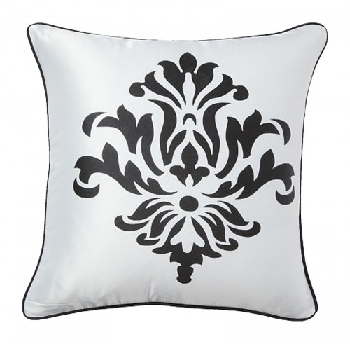 подушка с геральдическими лилиями fleur de lys ii white в Прокопьевске
