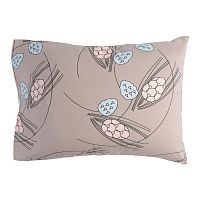 набор из двух наволочек из перкаля пудрового цвета с принтом хвойное утро 70*70 в Прокопьевске