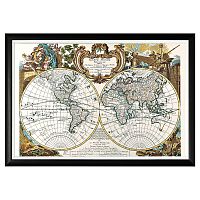 картина «полушария мира (1744)» в Прокопьевске